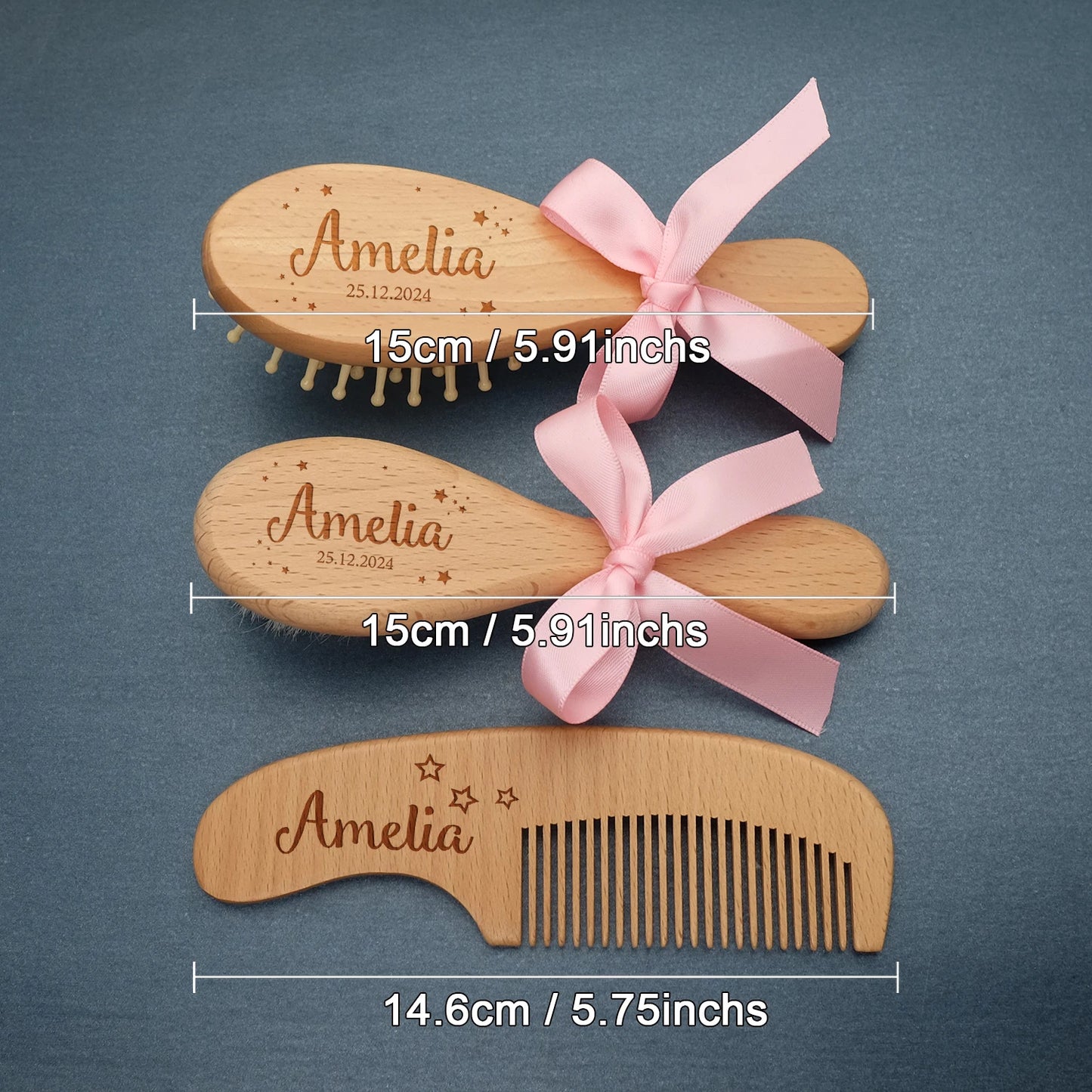 Personalized Baby Hair Brush